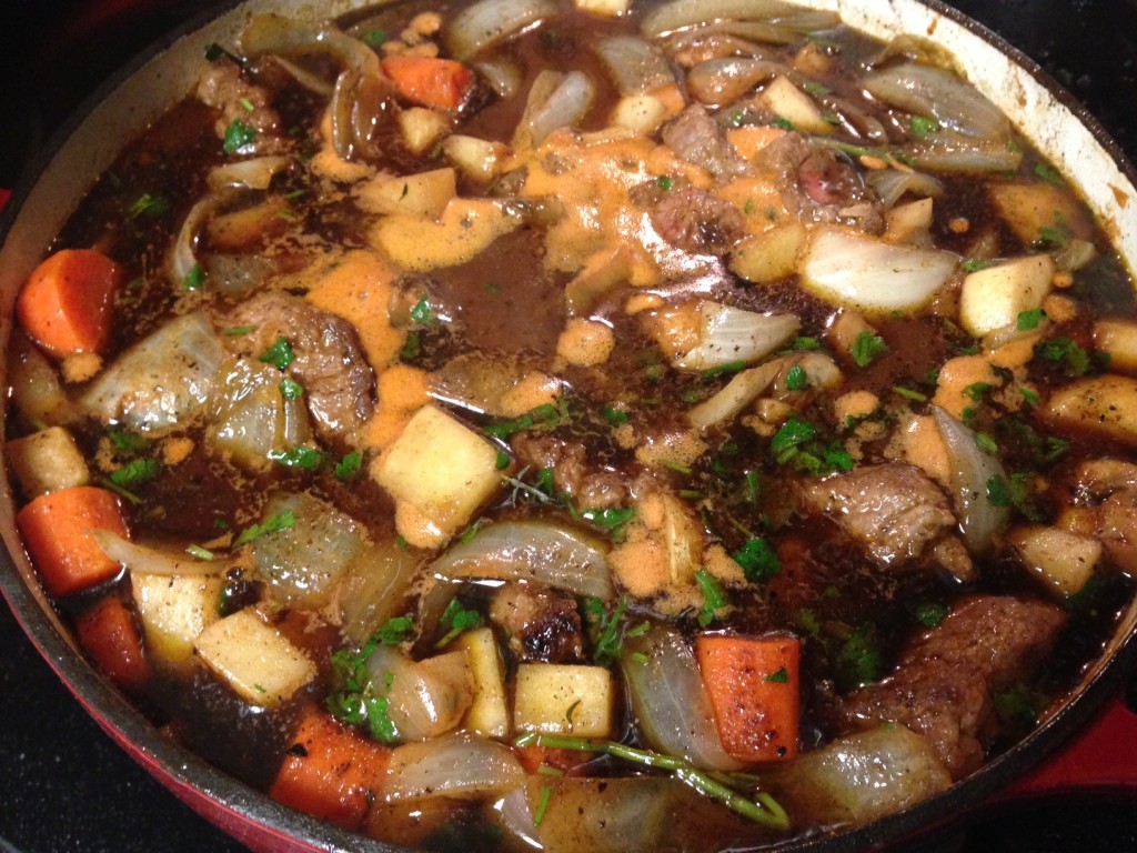 Beef Stew with Dill Dumplings