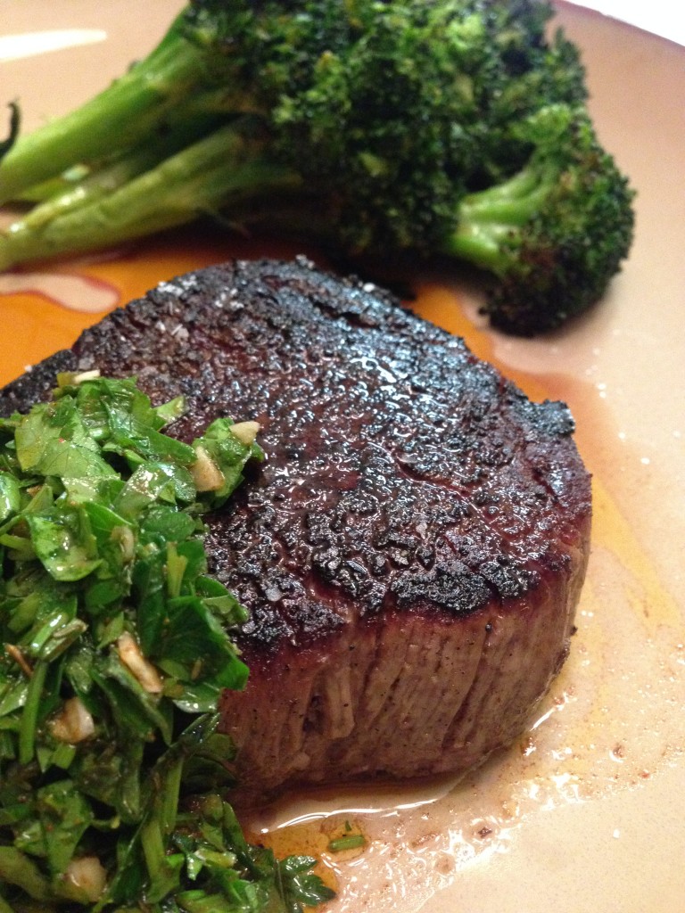 Tenderloin Steak with Chimichurri