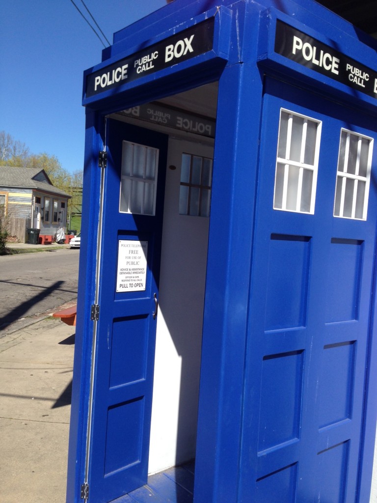 Doctor Who's TARDIS was even spotted!