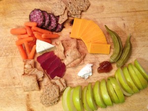 Meat and cheese board