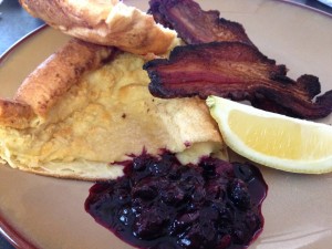 Dutch Baby with Home Cured Bacon