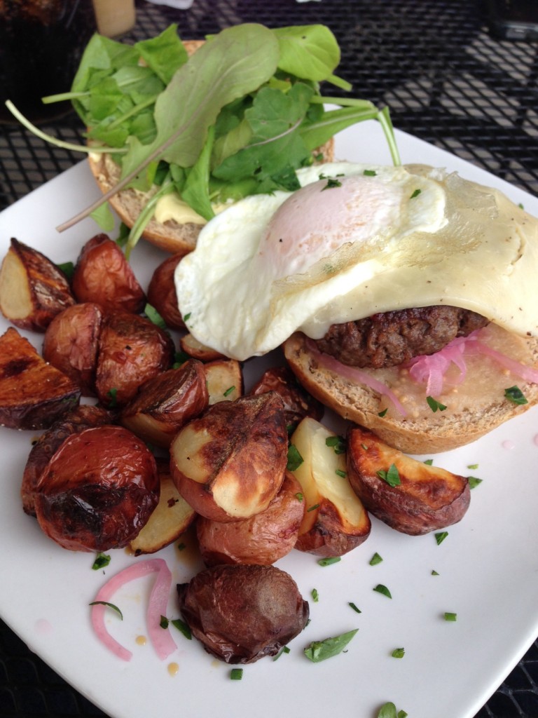 Plaid Apron - Best Brunch Burger in Town!