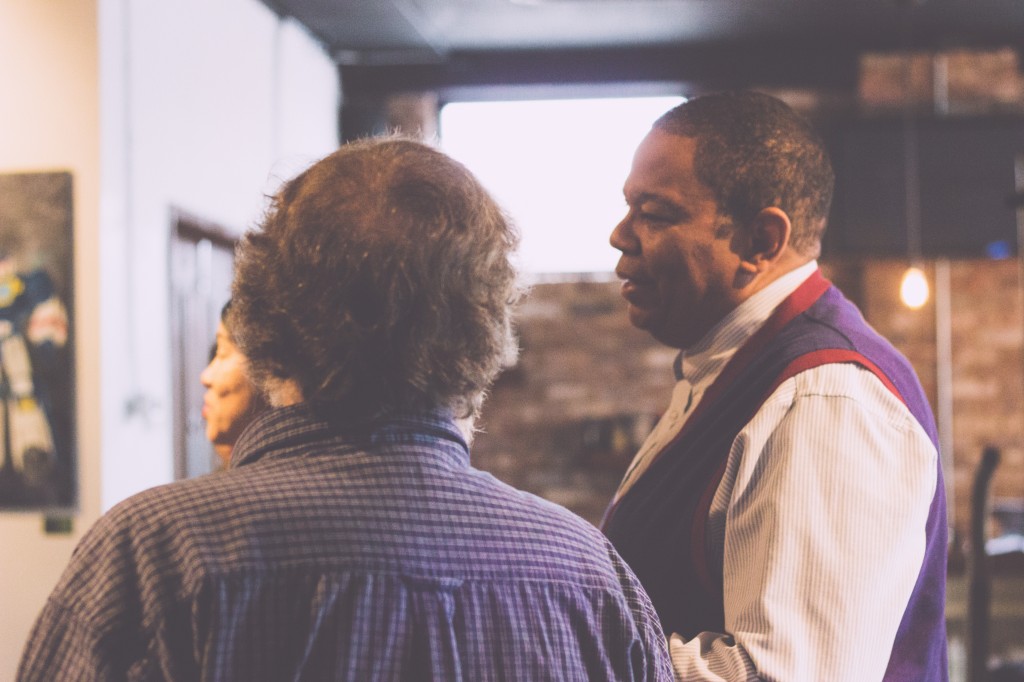 The Dad's telling embarrassing stories!