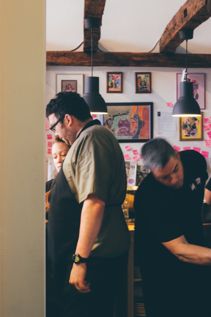 Chef Jeff hard at work