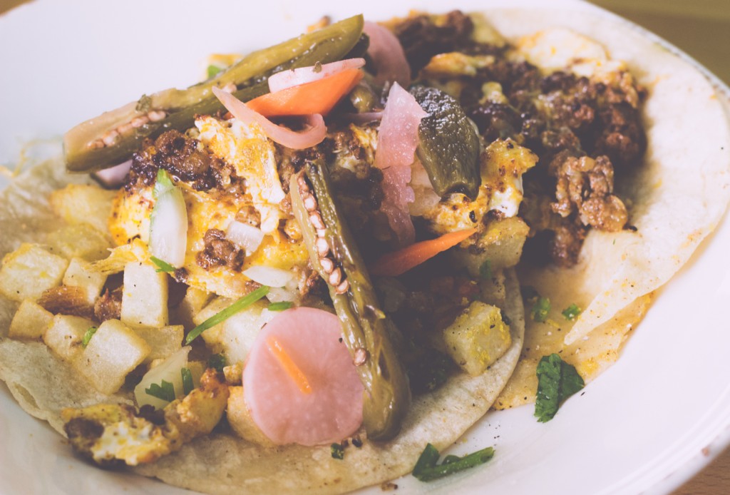 Chorizo Breakfast tacos