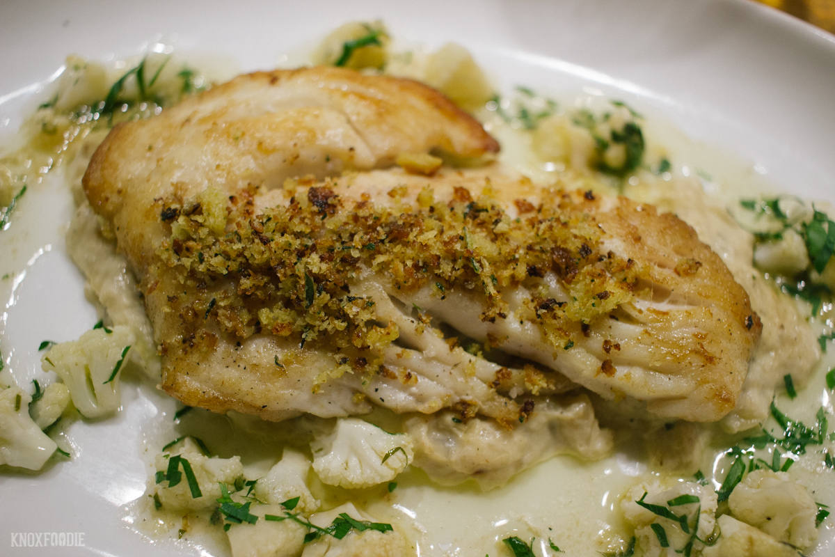 Edmunds Oast - Trigger Fish with Creamed Cabbage