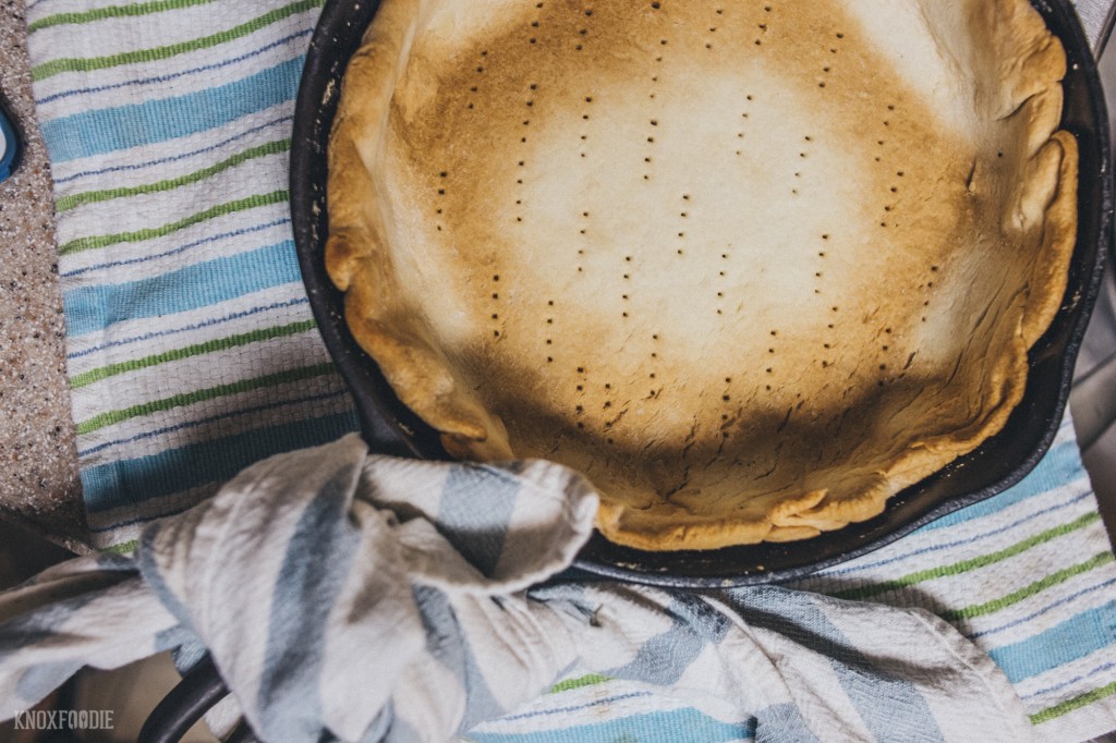 Pre-bake pie crust to make sure it doesn't become soggy.