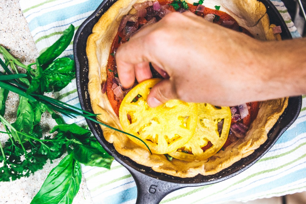 Use a variety of tomatoes to make more visually interesting!