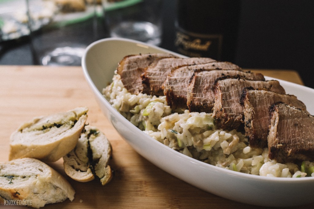 Fall Risotto with Mushrooms and Leeks