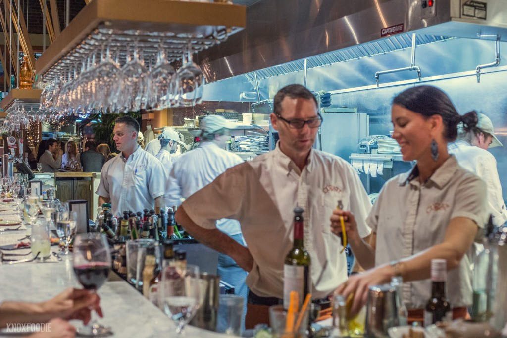Busy right up until close behind the bar at Curate Tapas - Asheville (1 of 1)