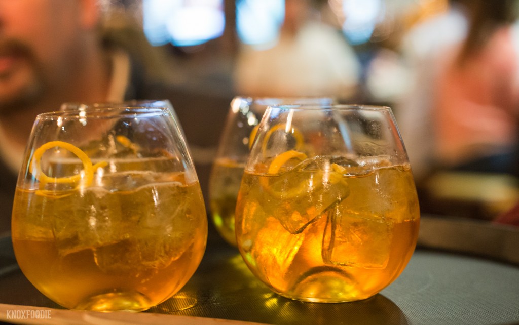 Sol Escondido - a seasonal cocktail from Curate Tapas Bar