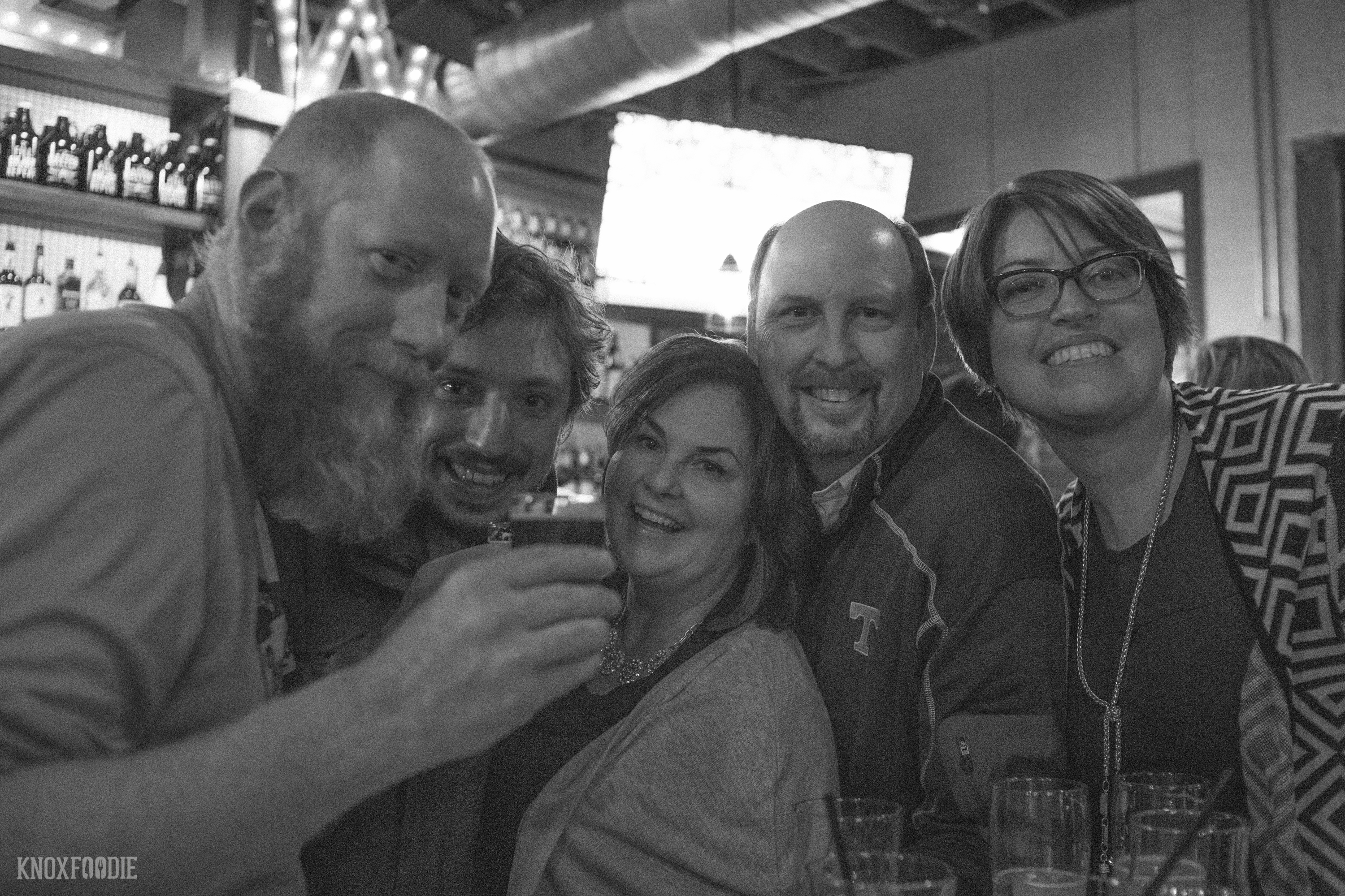 Family and a few new friends.