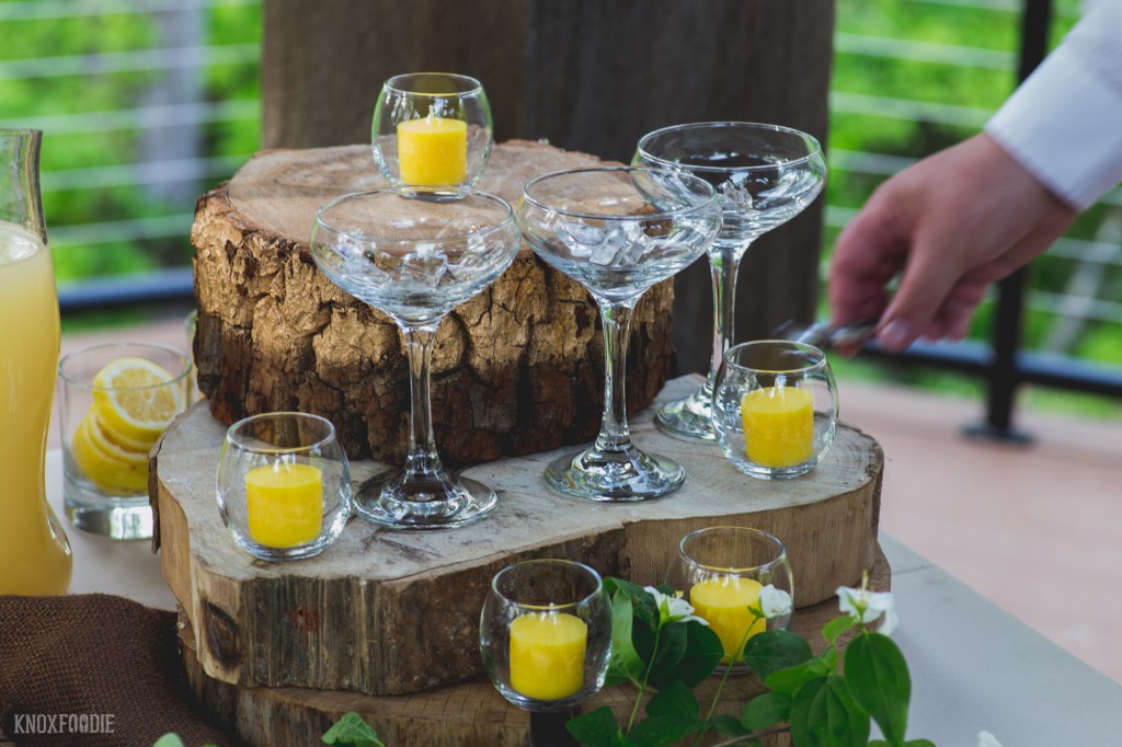 Cocktail Hour at Dancing Bear Lodge, Townsend, TN