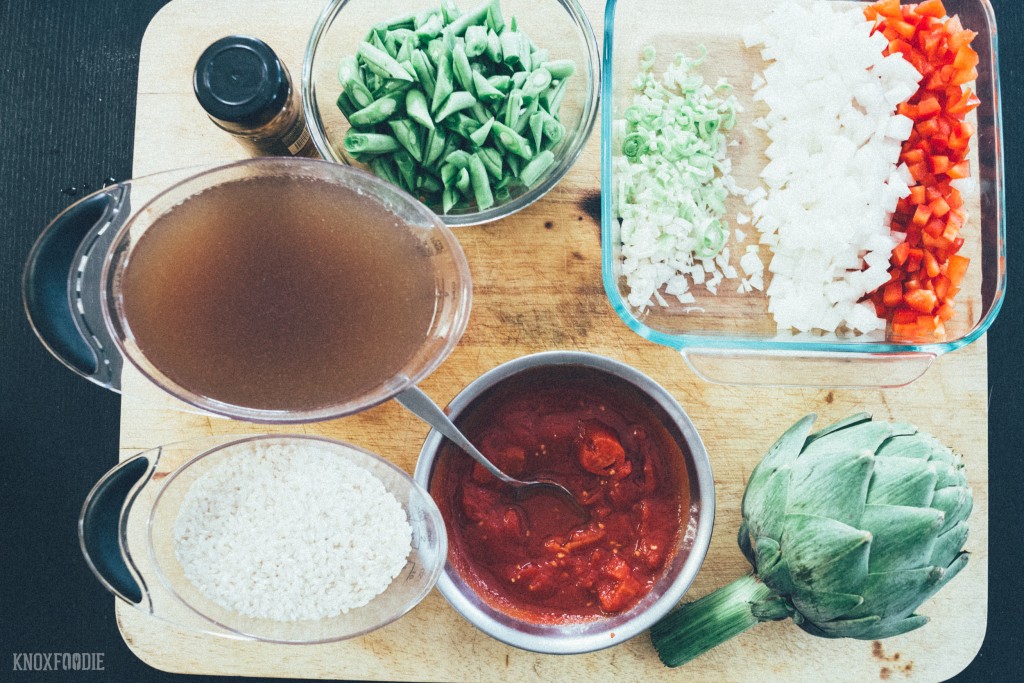 Paella ingredients
