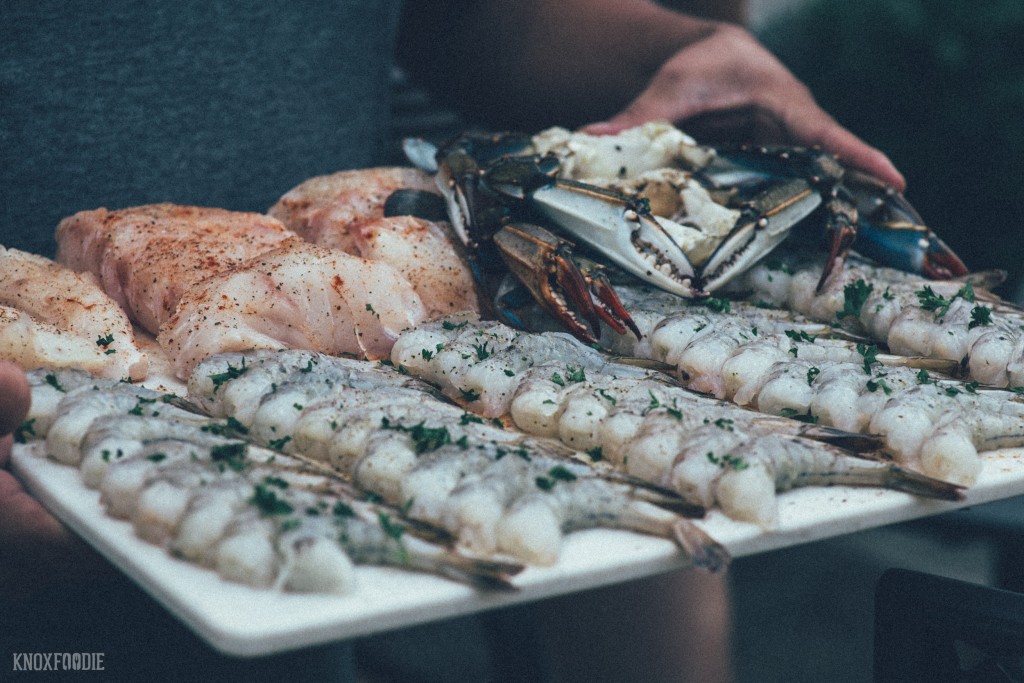 Fresh Seafood for Paella