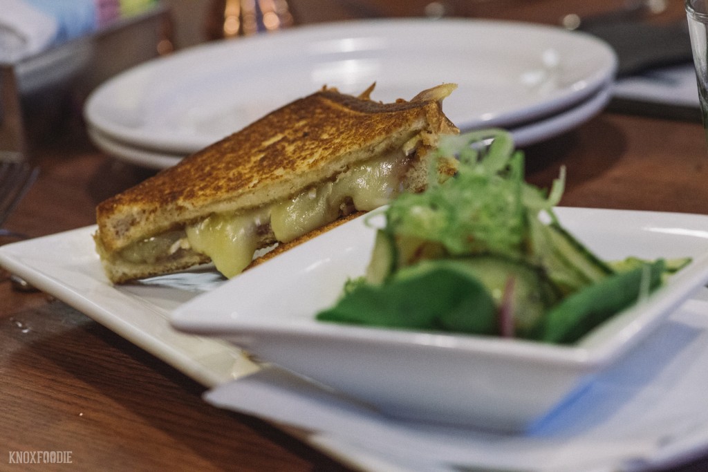 Gooey Brie and Fig Grilled Cheese