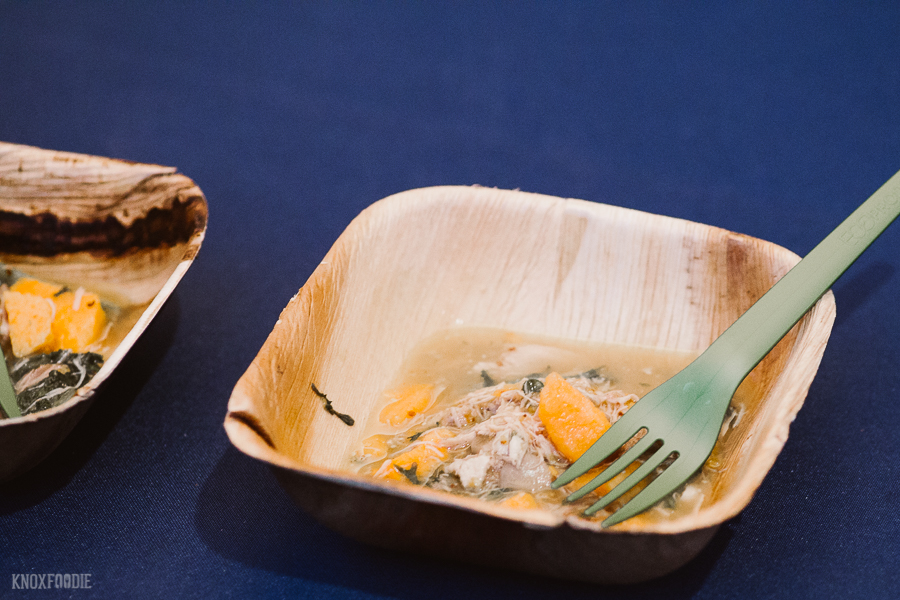 Harvest Night Best party of the year for us is always Harvest Night at Music City Food and Wine Festival. It's a chance for chefs in Nashville and beyond to let loose, mingle and show off their skills. There was no shortage of Knoxville representation this year and we couldn't have been more proud! Here are some of our favorite bites and moments of the night.