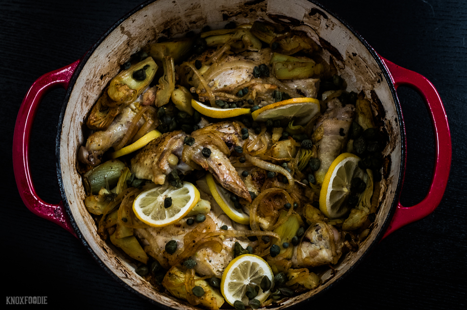 Whole30 Lemon Chicken with Artichokes and Kale Recipe