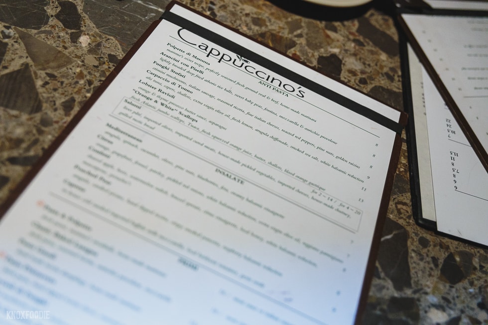 Cappuccinos Knoxville Italian Restaurant